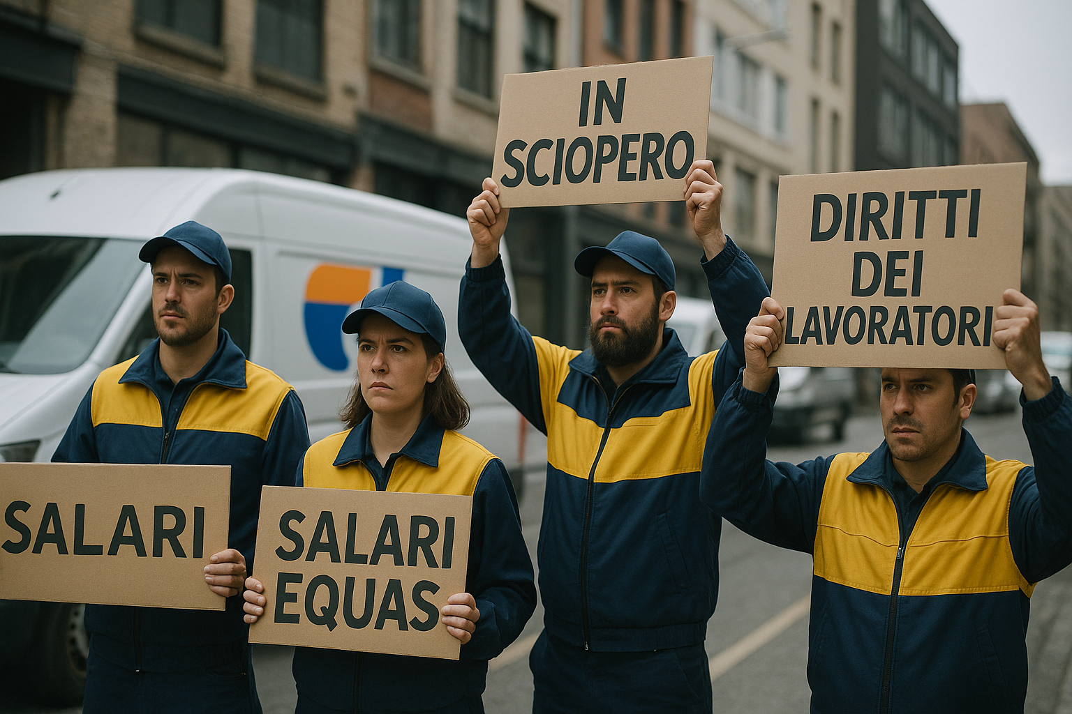 sciopero dei corrieri, protesta dei corrieri, corrieri manifestano, sciopero 2025, sciopero dei corrieri 2025