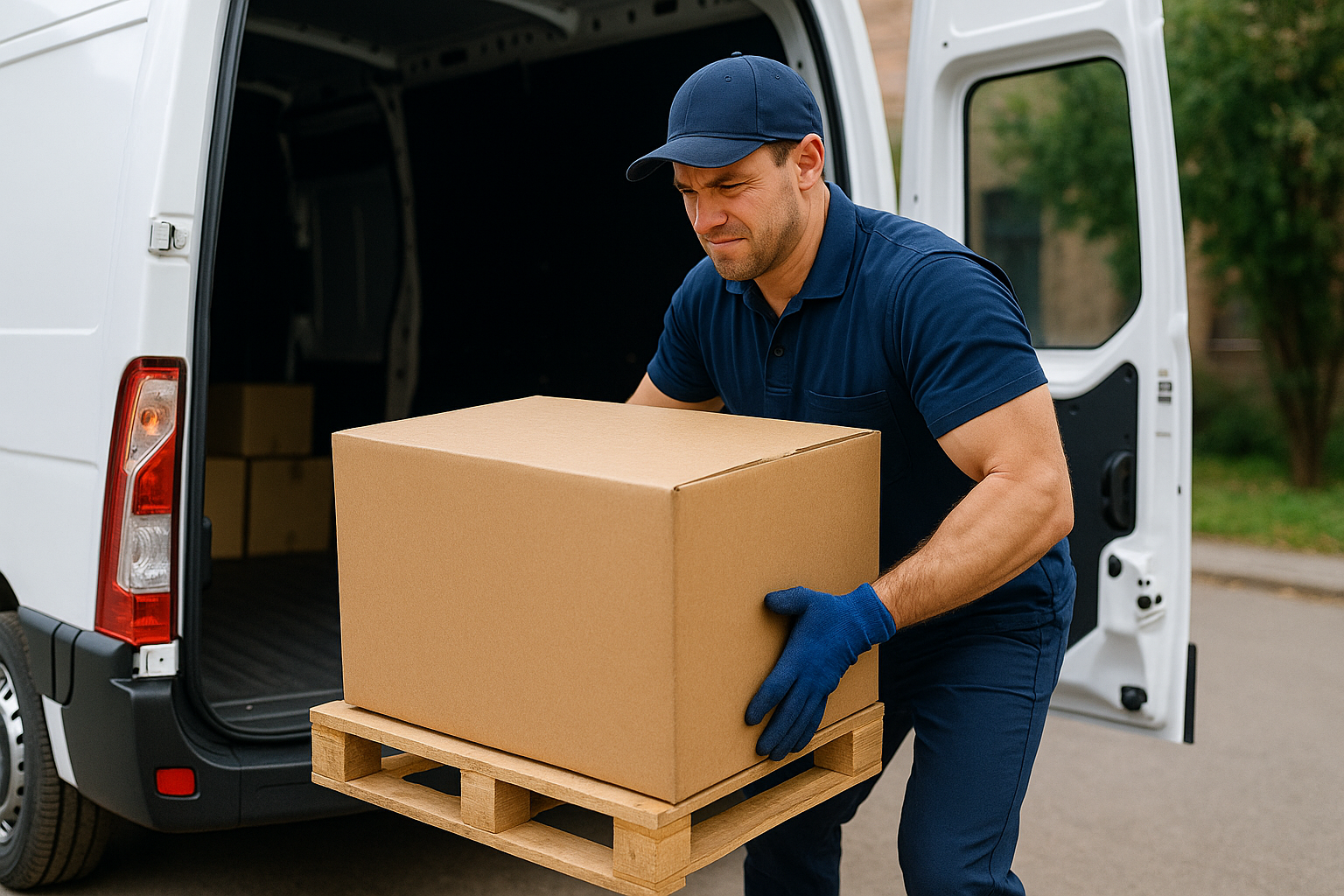uomo carica pedana, norme sulla sicurezza, sicurezza sul luogo di lavoro, sicurezza per i corrieri, norme di sicurezza per i corrieri, norme di sicurezza personale viaggiante