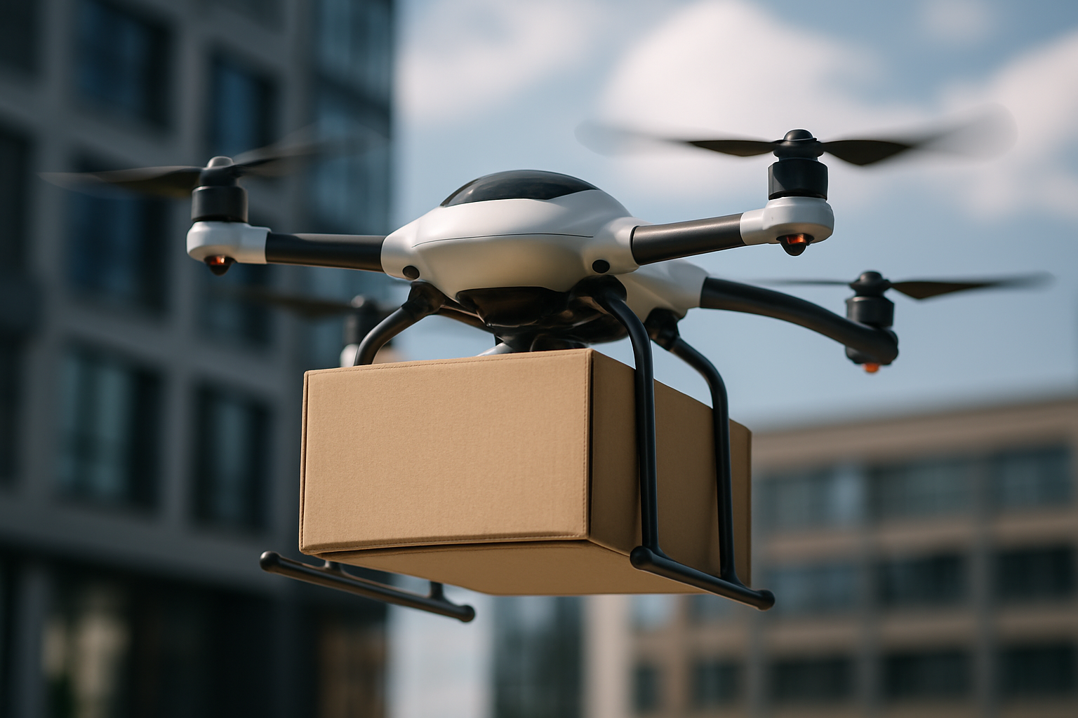 consegna con drone, futuro della logistica, droni, droni consegnano pacchi, droni in consegna, droni amazon, automazione logistica