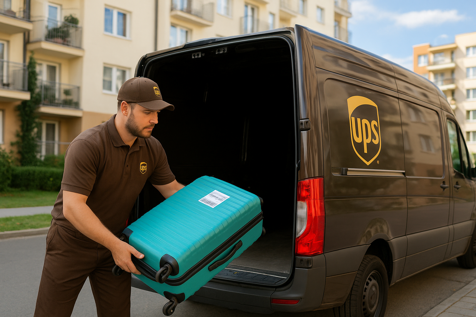 spedire una valigia, si può spedire una valigia, corriere, corrieri, corriere ups, ritiro valigia a domicilio, spedizione da casa