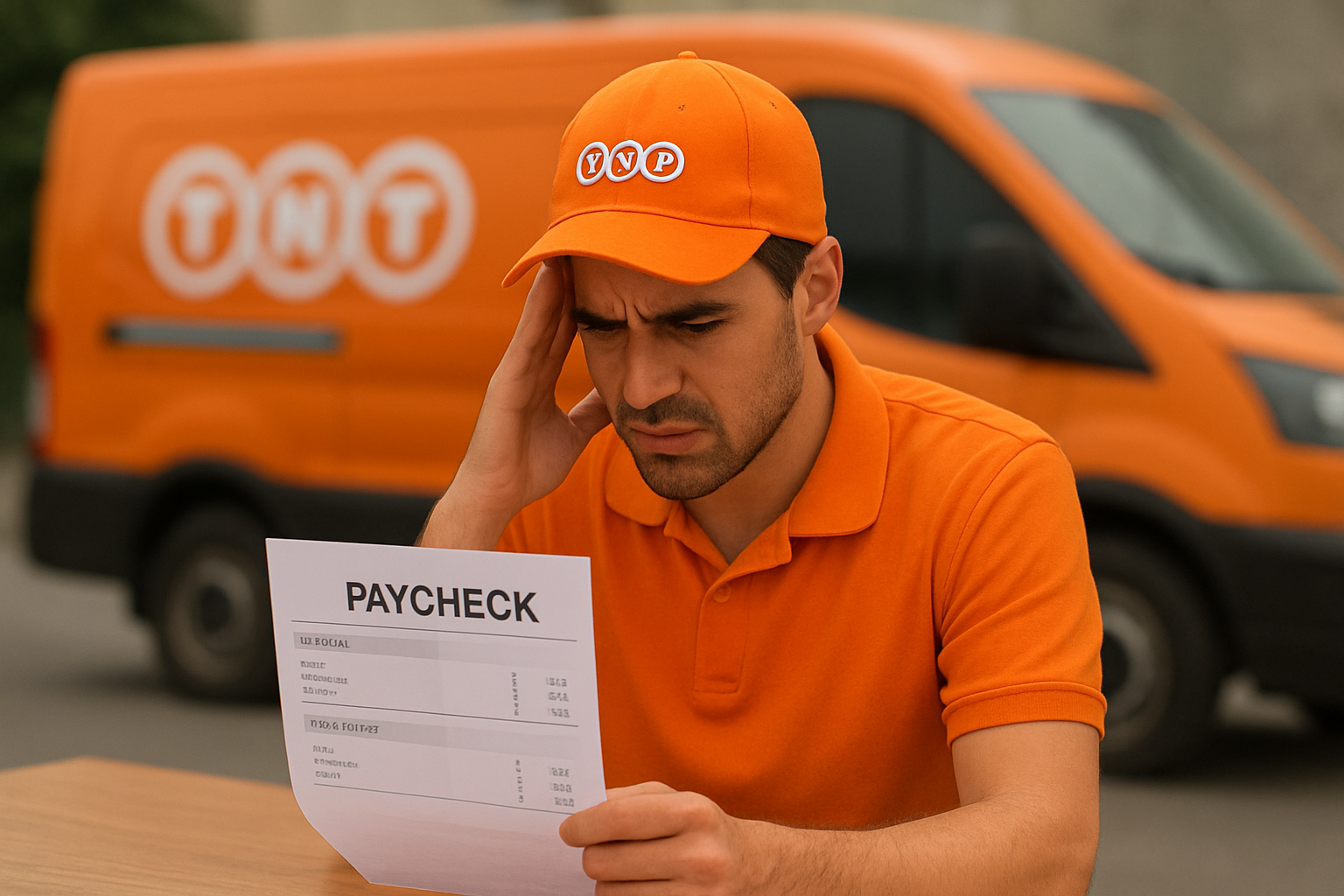 corriere tnt, corriere, corrieri, busta paga ccnl trasporti e logistica