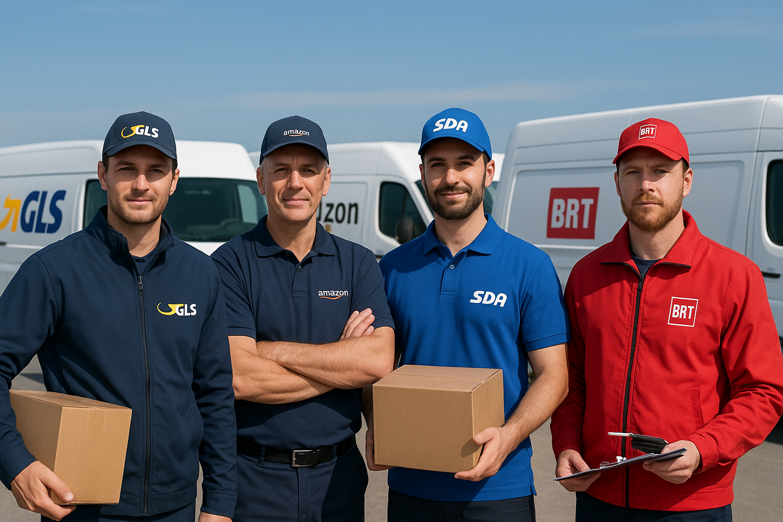 corriere, corriere espresso, gls, brt, amazon, sda, lavoro in subappalto, differenza tra corriere e subappalto, contratti logistici