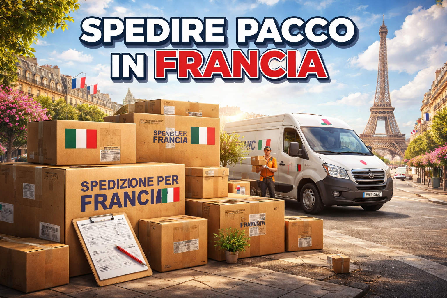 spedire in francia, spedire dall'italia alla francia, spedizione italia francia, come spedire in francia, mandare pacco in francia