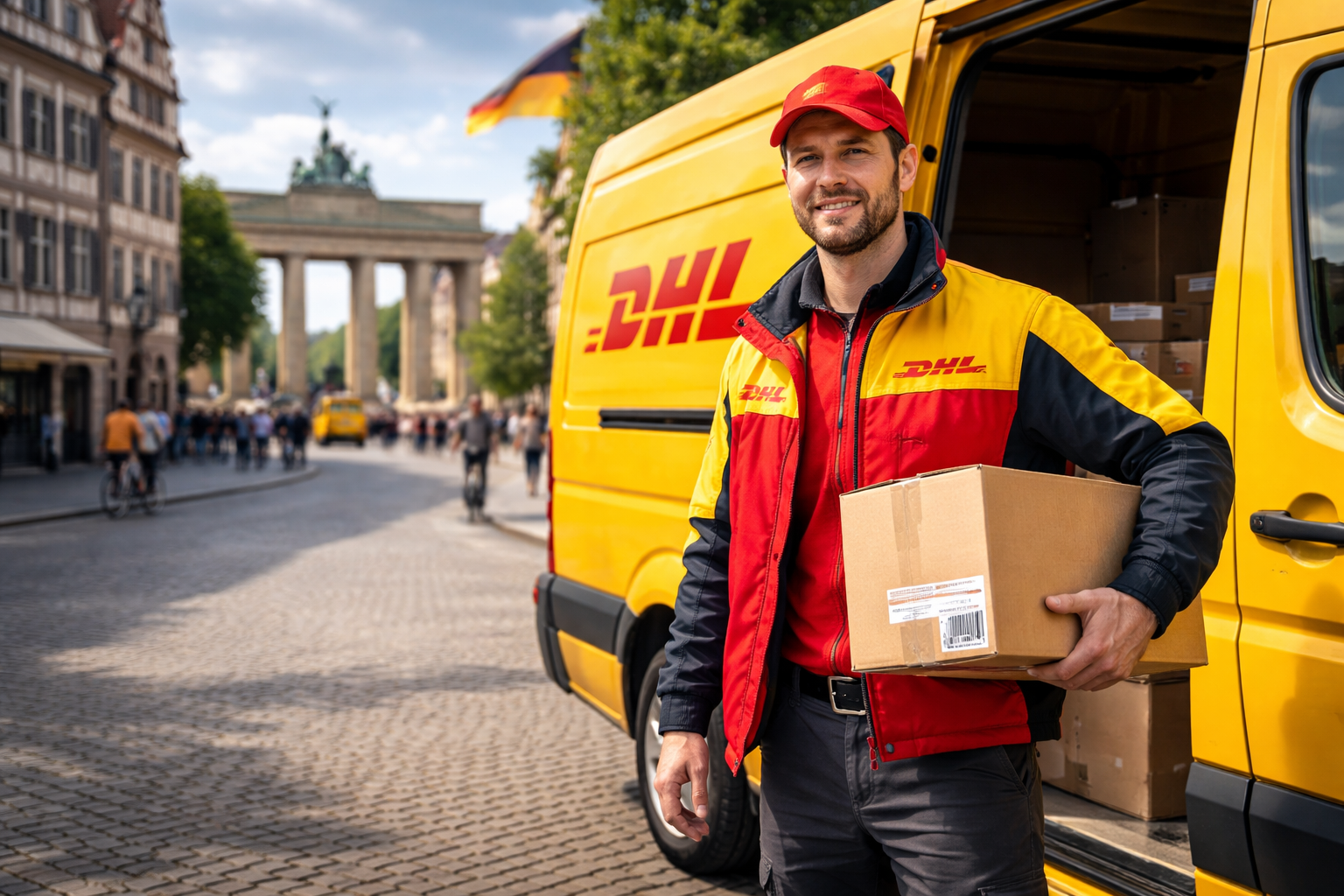 trasferirsi all'estero per fare il corriere, fare il corriere in germania, stipendio corriere all'estero, corriere dhl