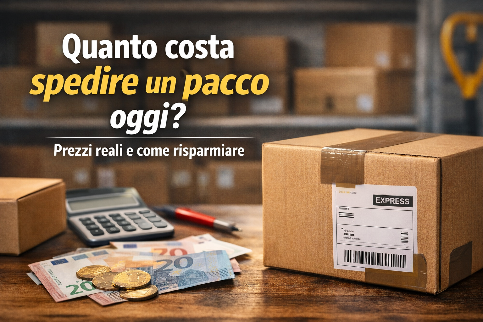 quanto costa spedire un pacco oggi, costi di spedizione, prezzi spedizione, tariffe di spedizione