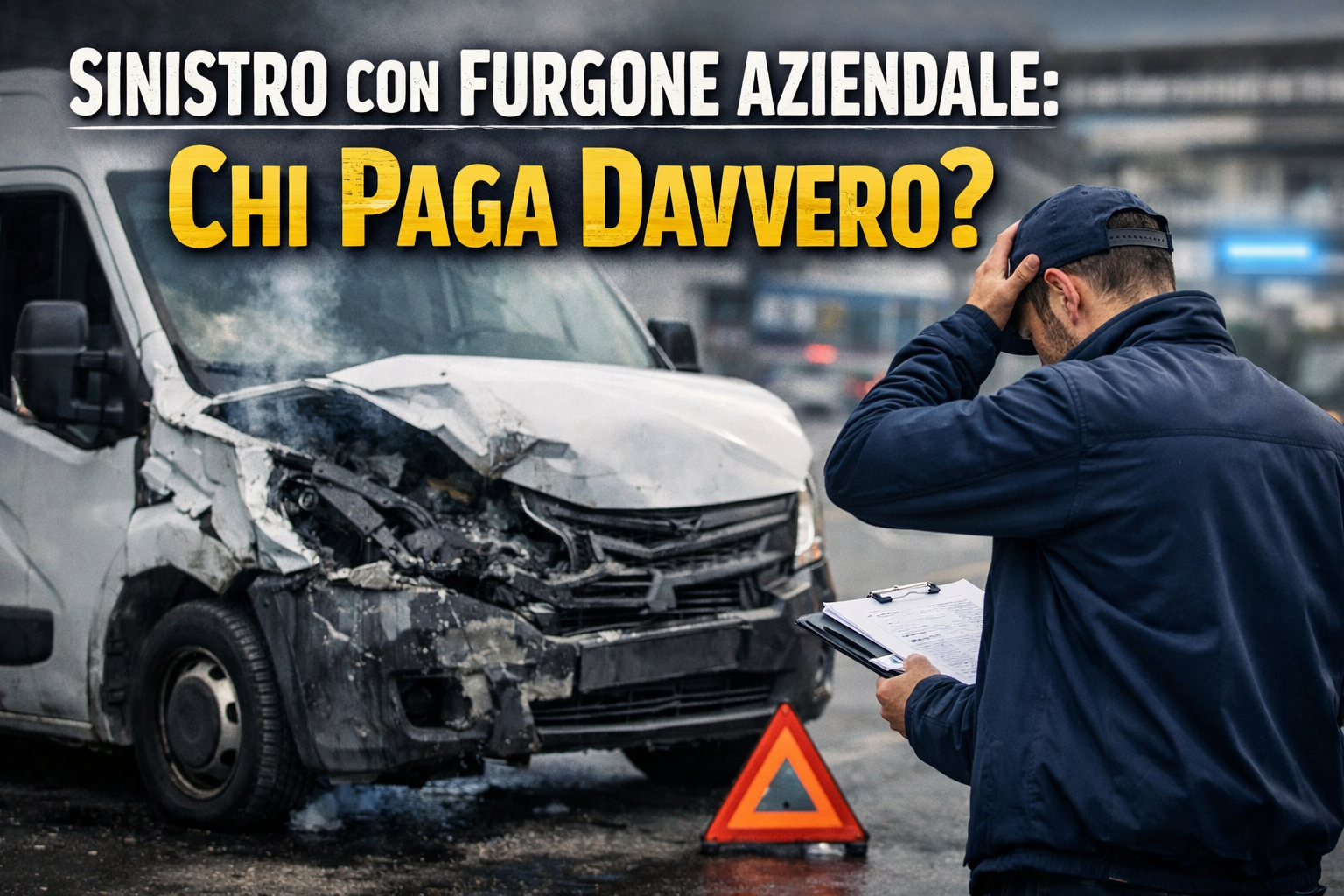 sinistro con furgone aziendale, incidente con furgone