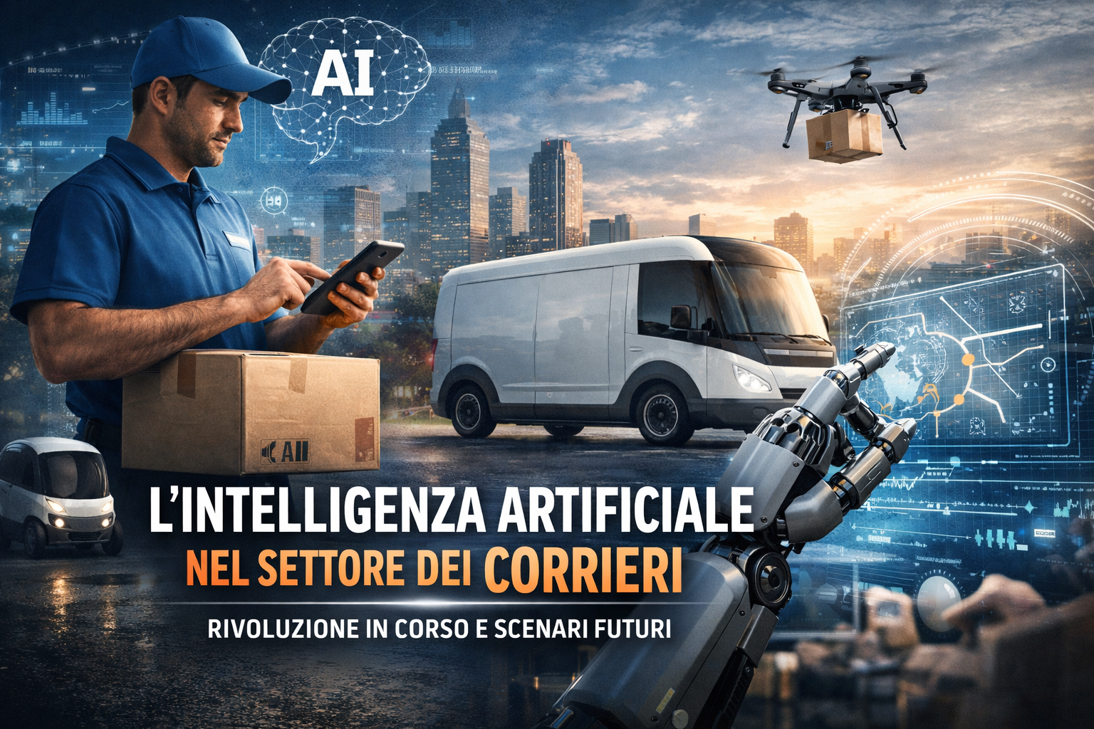 ia e corrieri, intelligenza artificiale nella logistica