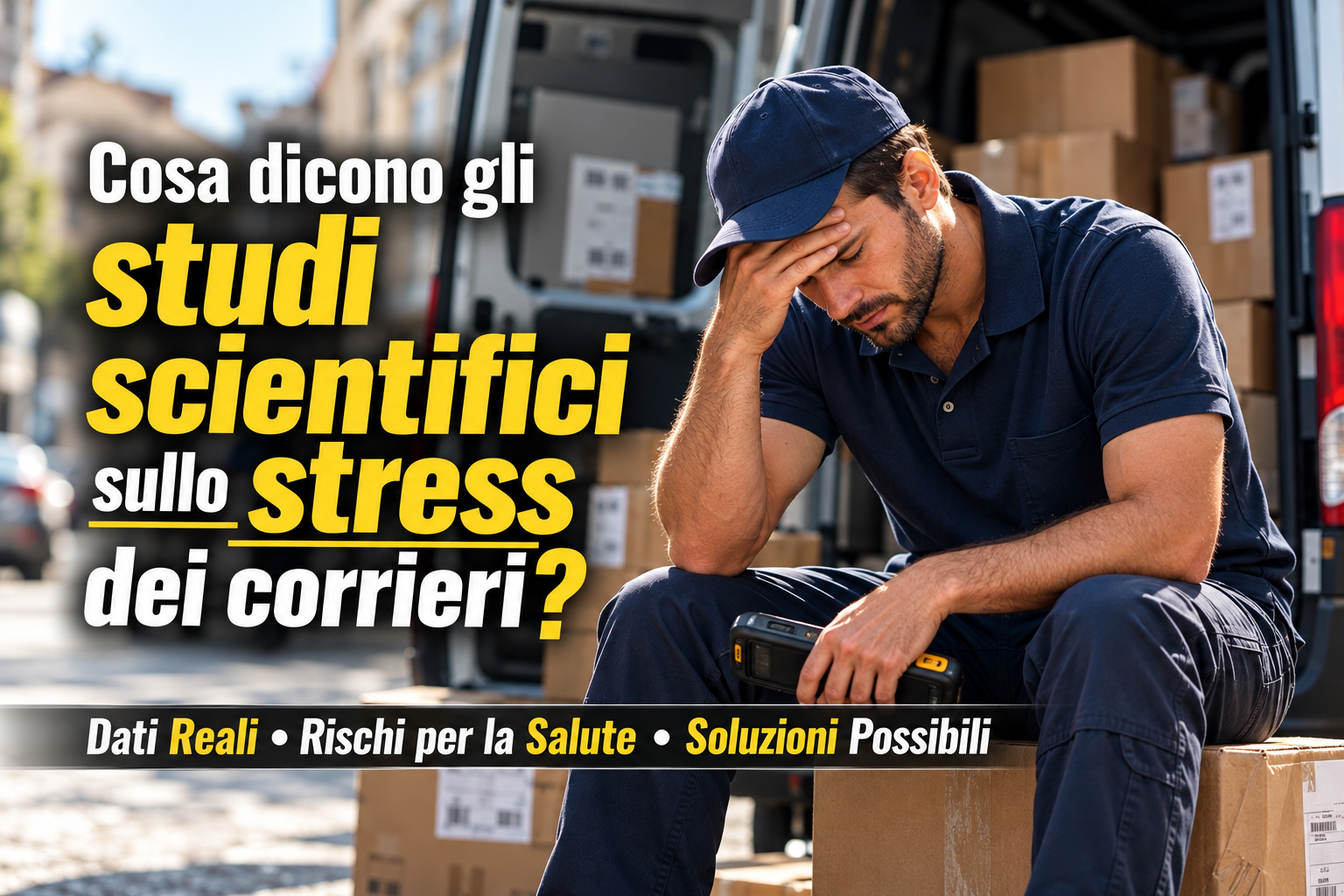 stress e corrieri, stress da lavoro correlato, stress nel lavoro da corrieri, distress, corrieri stressati